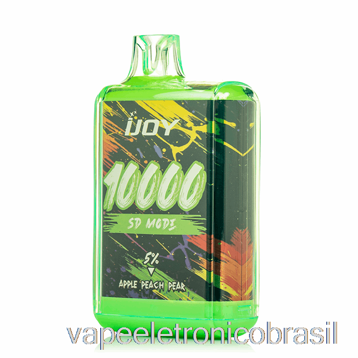 Vape Recarregável Ijoy Bar Sd10000 Descartável Maçã Pêssego Pêra